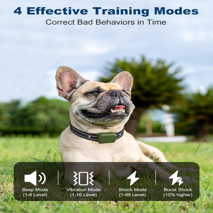 Dog Shock Collar - 4200FT Remote Training Collar with Waterproof Design