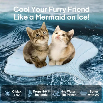 Bed Cushion, Suitable for Small and Medium-Sized Large Cats, Soft Large Bed Cooling Pad, Portable Pet Accessories