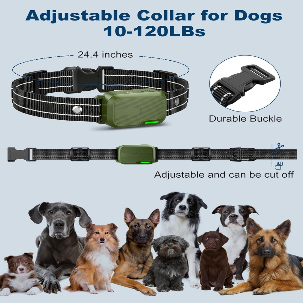 Dog Shock Collar - 4200FT Remote Training Collar with Waterproof Design