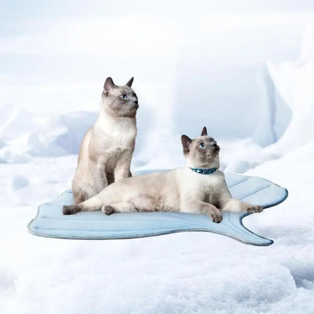 Bed Cushion, Suitable for Small and Medium-Sized Large Cats, Soft Large Bed Cooling Pad, Portable Pet Accessories