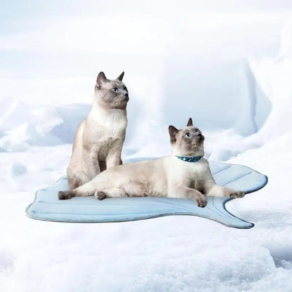 Bed Cushion, Suitable for Small and Medium-Sized Large Cats, Soft Large Bed Cooling Pad, Portable Pet Accessories