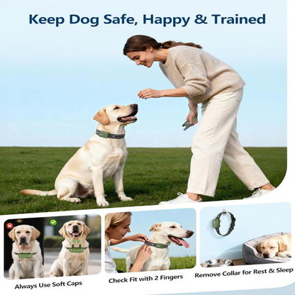 Dog Shock Collar - 4200FT Remote Training Collar with Waterproof Design